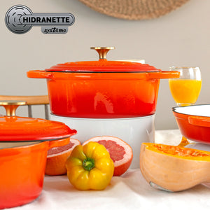 Olla ovalada Ø29 cm 4 Lts Topaze Orange