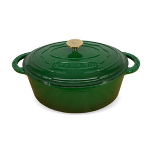 Olla ovalada Ø34 cm 7 Lts Vert Émeraude
