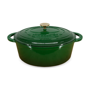 Olla ovalada Ø34 cm 7 Lts Vert Émeraude