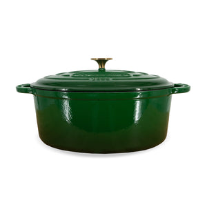 Olla ovalada Ø34 cm 7 Lts Vert Émeraude