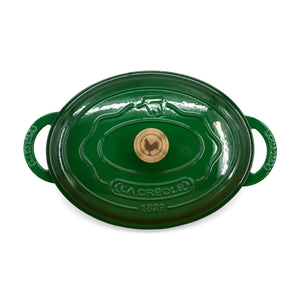 Olla ovalada Ø34 cm 7 Lts Vert Émeraude
