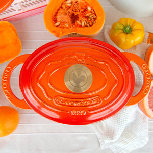 Olla ovalada Ø34 cm 7 Lts Topaze Orange