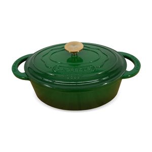 Olla ovalada Ø29 cm 4 Lts Vert Émeraude