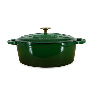 Olla ovalada Ø29 cm 4 Lts Vert Émeraude