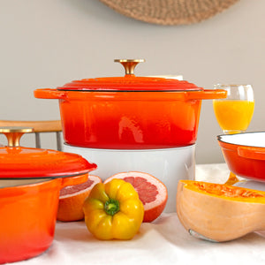 Olla ovalada Ø29 cm 4 Lts Topaze Orange