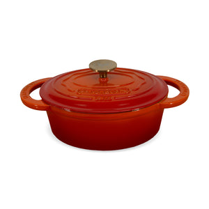 Olla ovalada Ø24 cm 2 Lt Topaze Orange
