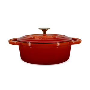 Olla ovalada Ø24 cm 2 Lt Topaze Orange