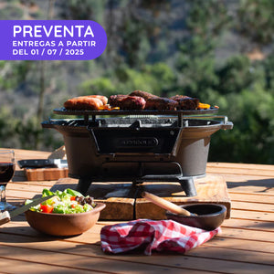 Parrilla de Sobremesa a Carbón  "Le Soleil Royal" (PREVENTA)