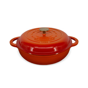 Olla perfil bajo Ø30cm Topaze Orange