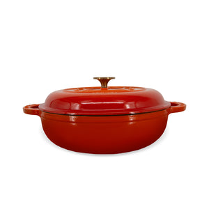 Olla perfil bajo Ø30cm Topaze Orange
