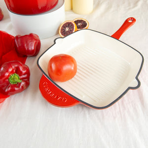 Sartén Grill 26 x 26 cm Rouge Rubis
