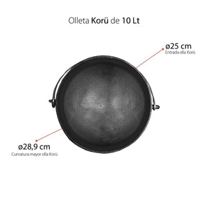 Olleta 10Lts Ø25cm